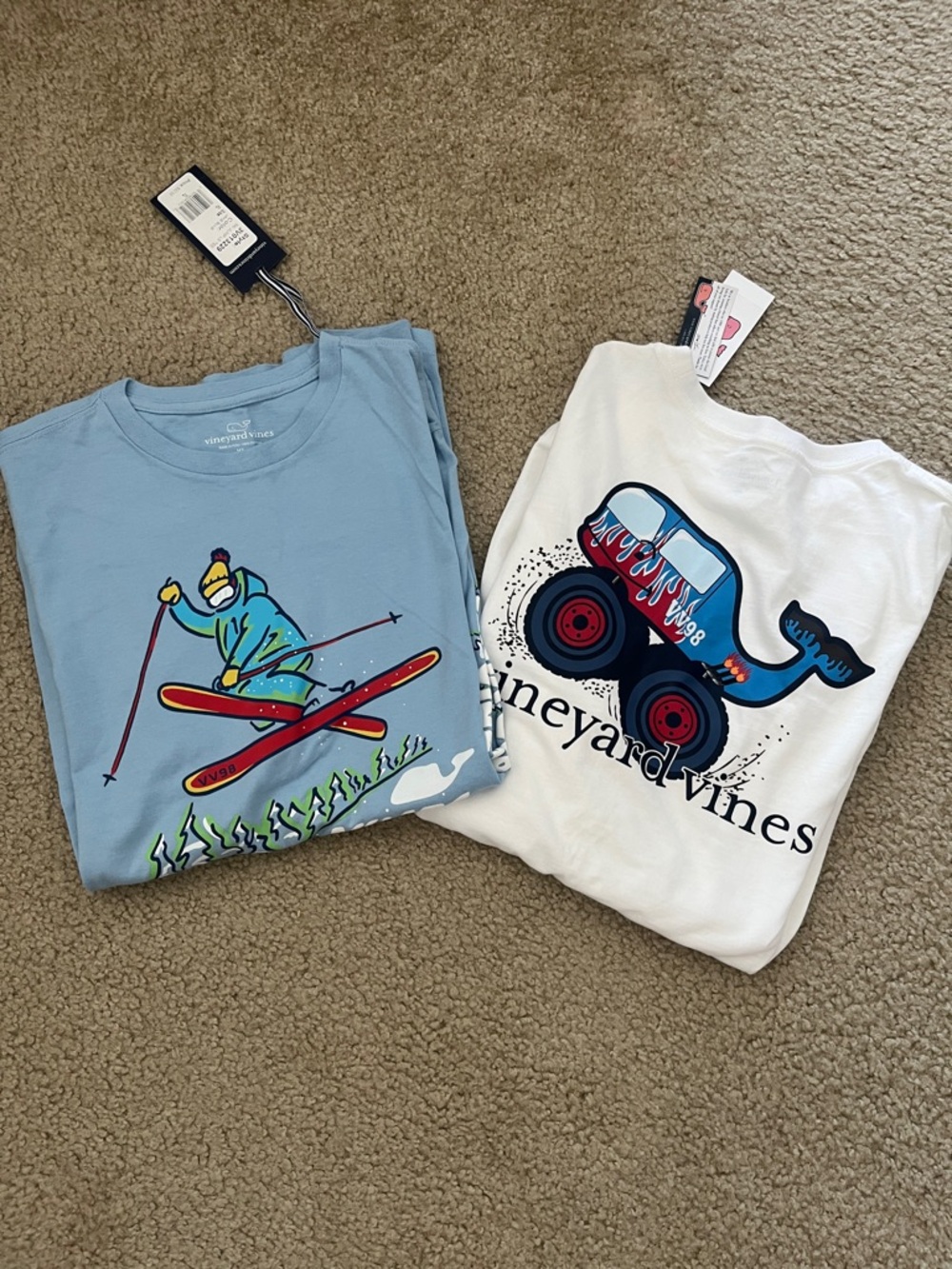 New Vineyard Vines boys size xl long sleeve tee bundle of 2